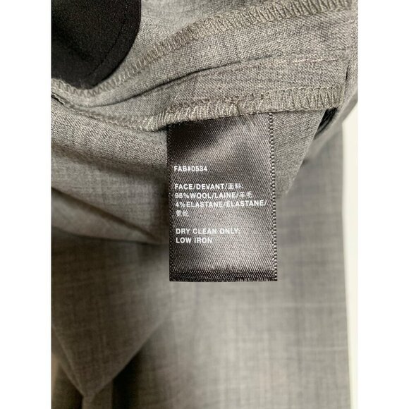Lafayette 148 New York Womens Wool-Blend Pants Size 10 Gray - Picture 4 of 4